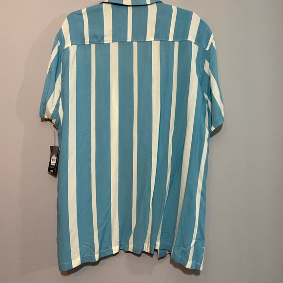 Blue & White Striped Button Down - Picture 2 of 4